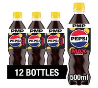 Pepsi Max Mango No Sugar Cola Bottle 500ml (Pack of 12)
