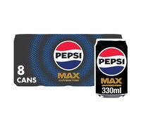 Pepsi Max No Caffeine & No Sugar Soft Drinks, 8 x 330ml