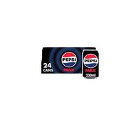 Pepsi Max No Sugar Cans, 330 ml (Pack of 24)