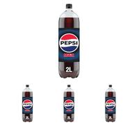 Pepsi Max No Sugar Cola Bottle 2L (Packaging May Vary) (Pack of 4)