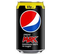 Pepsi Max No Sugar Cola Can 330ml (Pack of 24)