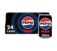 Pepsi Max No Sugar Cola Cans 24 x 330ml