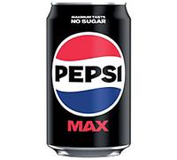 Pepsi Max Sugar Free Soft Drink 330 ml Pack of 24