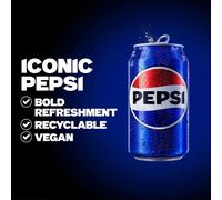 Pepsi Regular Cans, 8 x 330ml