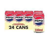 Pepsi Strawberry & Cream 330ml Can (Pack of 24)