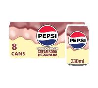 Pepsi Treats Cream Soda, 8 x 330ml