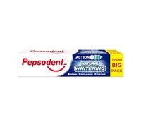 Pepsodent Natural Whitening with Fluoride and Calcium Toothpaste for Whiter Teeth in one week125 ml