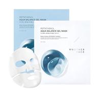 Peptathenol™ Aqua Balance Mask, Pack of 4 Deep Moisturising Hydro Gel Masks for the Night, Korean Skin Care, Pore Reduction, Firming and Lifting Effect