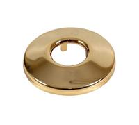 Pepte 1/2 Inch (21mm) Brass Golden Plated Cone Stainless Steel Pipe Collar Rose