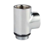 PEPTE 1/2 Inch Bsp Dual Fuel Towel Rail Radiator Tee T Piece Chrome