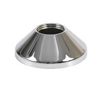 Pepte 1/2 Inch Taper Chrome Plated Valve / Tap Cover Collar Rose Metal Collars Cone