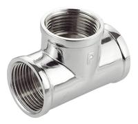 PEPTE 1/2Inch Bsp Thread Female Pipe Connection Tee Screwed Fittings