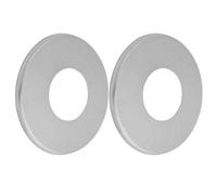 PEPTE 2 X 1/2" Chrome Stainless Steel Valve / Tap Cover Collars