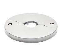 Pepte 25mm Split Two-Piece Collar Chrome Plated Steel Valve Hole Cover Tap Rose
