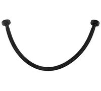 Pepte 40Cm 1/2 X 1/2 Bsp Black Nylon Braided Flexible Faucet Flush Valve Hose