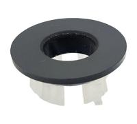 PEPTE Black Brass Made Basin Sink Overflow Cover Insert Hole Trim