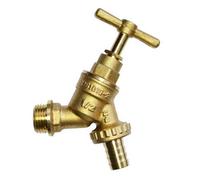 PEPTE Brass Hose Union Bib Tap 1/2 Garden Outside Tap Bs1010-2