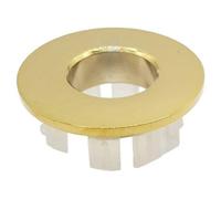 PEPTE Golden Brass Made Basin Sink Overflow Cover Insert Hole Trim