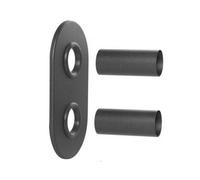 PEPTE Graphite Collar +2X Pex Connectors Set Radiator Masking Decorative Heater Cover