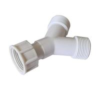 PEPTE Y Piece Washing Machine Hose Connector Junction Splitter 3/4