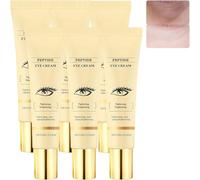 Peptide Anti-Aging Eye Cream, Hydrolyzed Protein Moisturizing Hydrating Under Eye Cream, Brightening Skin Tone, Reduces Dark Circles, Puffiness, Fine Lines Wrinkles, Relieve Dryness (6Pcs)