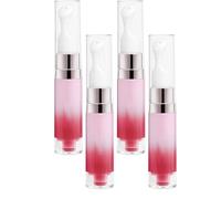 Peptide Brightening Lip Serum, Lip Brightening for Dark Lips, Vitamin C Hydrating Essence, Moisturizing Lip Oil with Ceramide and Squalane, Repair Formula for Smooth Soft Plump Lips (4pcs)