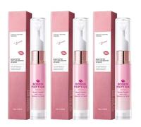 Peptide Brightening Lip Serum, Lip Plumping Serum Instant Lip Oil, Deeply Nourish & Volumize Lip Plumper Filler Reduce Fine Lines, Plumping Lip Gloss For Womenm Girls (3)