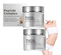 Peptide Complex Firming Skin Cream, Anti-Aging Polypeptide Body Moisturiser Reduces Wrinkles, Tightens Skin, Collagen Boost Improves Elasticity Brightens Dull Skin, Day Night Cream (2Pcs)