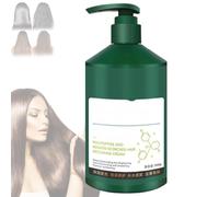 Peptide keratin perm repair cream, peptide keratin care cream, women's soft and smooth conditioner, oil control and anti-frizz, suitable for all hair types