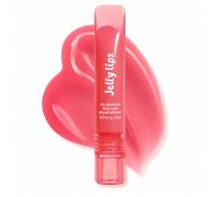 Peptide Pink Lip Gloss, High Shine Glassy Jelly Tint - 8ml Liquid Lip Colour with Cherry Oil, Non Sticky Moisturising Lipgloss for Visually Fuller Lips (07#Pink)