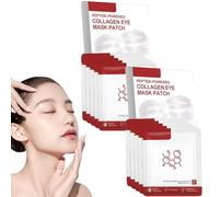 Peptide-Powered Deep Collagen Eye Mask Patch, 5/10/15 Pairs Under Eye Patches 360° Fit, Eye Mask with Collagen Peptide, Eye Patches for Puffy Eyes and Dark Circles, Korean Eye Mask (10 Pairs)