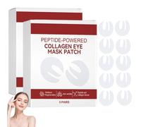 Peptide-Powered Deep Collagen Eye Mask, Under Eye Patches for Puffy Eyes and Dark Circles, Collagen Eye Patches for Adults, Firming & Smoothing Skin, Softens The Eye Area, Korean Skincare (10Pairs)