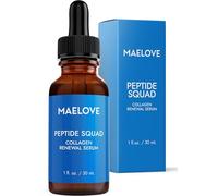 Peptide Squad Collagen Renewing Serum, Anti Ageing Serum for the Face with Copper Peptides, Argireline and Matrixyl 3000, Moisturising Serum with Peptides for Wrinkles, Fine Lines and