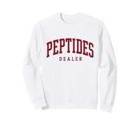 Peptides Dealer Funny Skincare Health Wellness Biohacker Sweatshirt