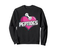 Peptides Heart Dumbbell Fitness Training Sweatshirt