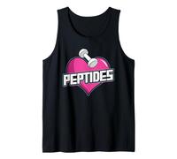Peptides Heart Dumbbell Fitness Training Tank Top
