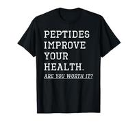 Peptides Improve Your Health Biohacker Wellness Protocol T-Shirt
