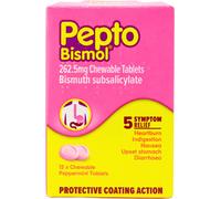 Pepto-Bismol Chewable Tablets 12 Pack