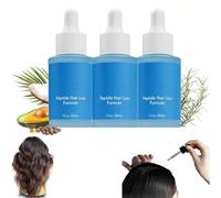 Peptonix Hair Growth Serum,Peptonix Hair Serum Hair Growth Oil,Advanced Copper Peptide Hair Oil,Scalp Nourishing Oil for Men & Women,Promotes Thicker,Fuller,Stronger Hair (3 Pcs)