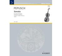 Pepusch: Sonata in D minor (Viola and Piano), Schott ED11262