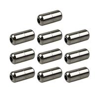 PEPWE 10Pcs Elastic Laces Clasps Metal Lock Buckles Tip Ends Tie Shoelaces Elastic Lazy Shoelace Accessory