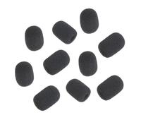 PEPWE 10Pcs Filter Windscreen Microphone Sponge Cover Protector Replacement Lapel Mic For Headsets