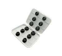 PEPWE 12Pc Ergonomic Ear Tips Set Hygienic Carrying Box for/Sweatproof & Anti-Slip Design Sweatproof Silicone Ear Tip