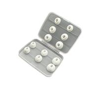 PEPWE 12Pc Ergonomic Ear Tips Set Hygienic Carrying Box for/Sweatproof & Anti-Slip Design Sweatproof Silicone Ear Tip