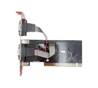 PEPWE 2 Port to RS232 Port Expansion Card Fast Speed Data Transfer for Industrial Equipment Data Acquisition Metal Housing PCI Adapter