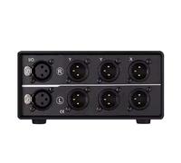 PEPWE 2. Studio-Grade XLR Switcher 3-Way Passive Selector Gold Contacts Noise-Reduced Metal Housing Converter Switcher