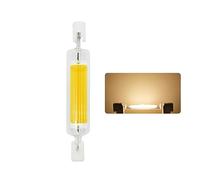 PEPWE 2Pcs Dimmable 78MM 118mm R7S LED Bulbs 5W Double Ended Reflector COBs Filament Lamp R7S 78mm LED Lamp Bead Lamp