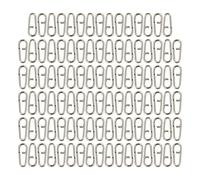 PEPWE 50/100 Pcs Stainless Steel Split Rings Fishing Cnnector Fishing Clip Oval Split Rings Outdoor Accessories Accessories Equipment Smooth Supplies