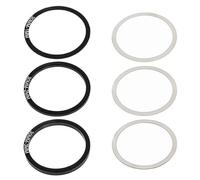 PEPWE 6pack Aluminum Alloys Bicycles Bottom Brackets Spacers Crankset Bottom Spacer Cycling Accessories