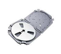 PEPWE 7 Inch Open Roll Tape Storage Case with 3 Hole Empty Spools and Transporting Bag for Professional Sound Security Dense Tape Storage for Sound Equipment